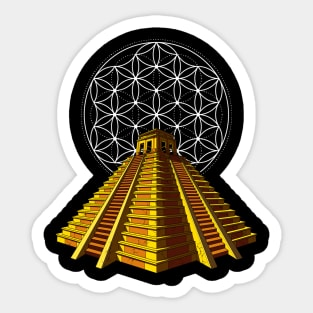 Aztec Pyramids Sticker